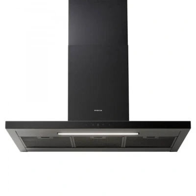 Afbeelding van AKB9015ZWA Inventum Schouwkap 90 cm breed