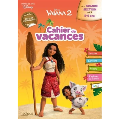 Afbeelding van VAIANA 2 CAHIER DE VACANCES LA GS AU CP