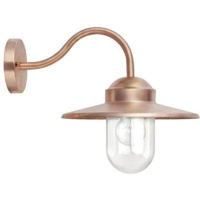 Afbeelding van 240v muurlamp dolce retro koper KS Verlichting