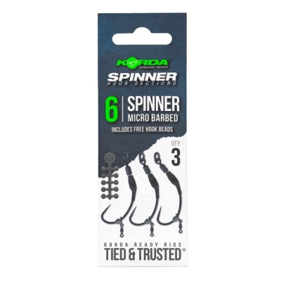 Afbeelding van Korda Spinner Hook Sections Weerhaakloos 6 Karperhaken