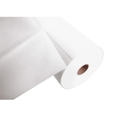 Image de Pronappe Réf. R732401I tête à jetable non tissé spunbond Carton de 4 rouleaux 24 M long X 0,4 large prédécoupé tous les 1,20 Représente 20 têtes Couleur blanche