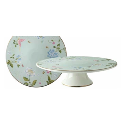 Afbeelding van Laura Ashley Heritage Taartplateau Mint 30 cm
