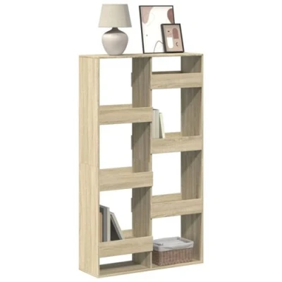 Afbeelding van vidaXL Boekenkast 100x33x175 cm bewerkt hout sonoma eikenkleurig