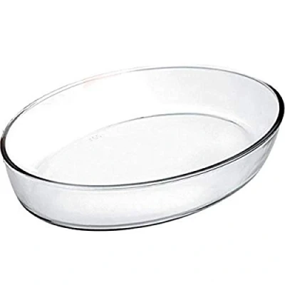 Afbeelding van Ibili 480126 ovenschaal, ovaal, glas, transparant, 26 x 18 6 cm