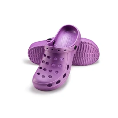 Afbeelding van ESTRO Tuinklomp voor dames klompen heren, tuin, dames, uniseks, sandalen, klomp, kunststof, licht, klomp A02, Paars.