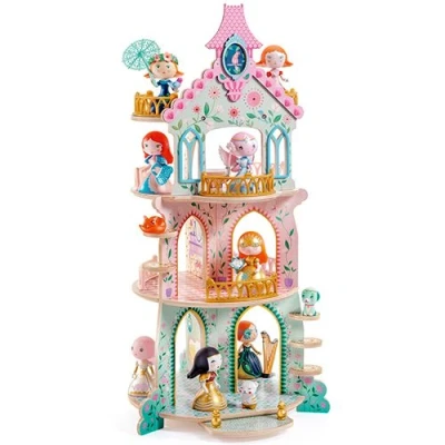 Afbeelding van Djeco arty toys poppenhuis ze princess tower