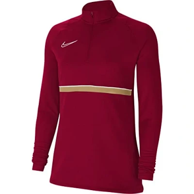 Afbeelding van Nike Academy 21 Sporttrui Maat L Vrouwen donkerrood goud