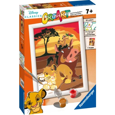 Afbeelding van Ravensburger CreArt Disney The Lion King Schilderen op nummer voor kinderen