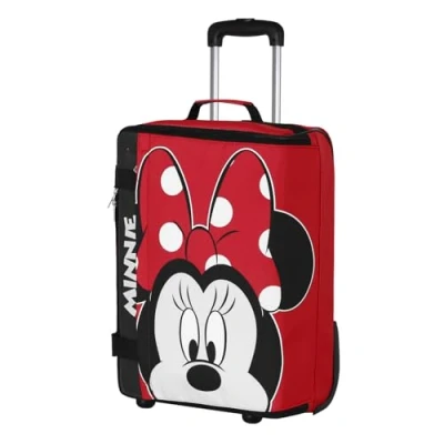 Afbeelding van Karactermania Disney Minnie Mouse Curious Opvouwbare Cabinekoffer Handbagage Trolley Koffer Rood