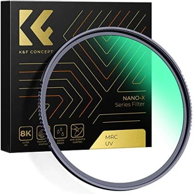Afbeelding van K&amp;F Concept UV filter, 37 mm, Nano X MRC, HD, super dun, meerlaags, hoge doorlaatbaarheid voor cameralens