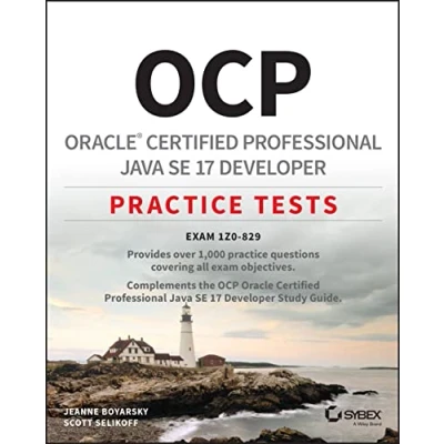 Afbeelding van OCP Oracle Certified Professional Java SE 17 Developer Practice Tests