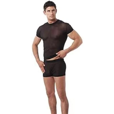 Afbeelding van Amorable by Rimba Heren short met twee ritsen M/L