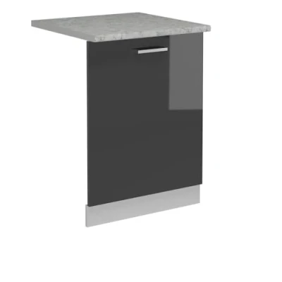 Afbeelding van Vicco Panneau de lave vaisselle R Line anthracite brillant, 60 cm, AP Marbre