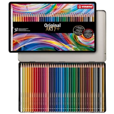 Afbeelding van Kleurpotloden STABILO 8778 Original Arty assorti blik à 38 stuks