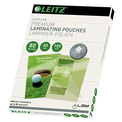 Afbeelding van Leitz Ilam Lamineerhoes Ft A5, 160 Micron (2 X 80 Micron), Pak Van 100 Stuks