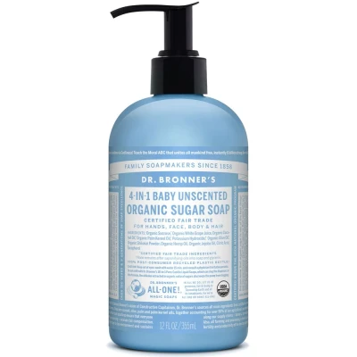 Afbeelding van Dr. Bronner&#039;s Zeeppomp Baby Parfumvrij