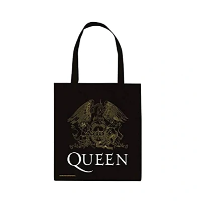 Afbeelding van Gb Eye Shopper Queen Crest 35 X 40 Cm Katoen Zwart