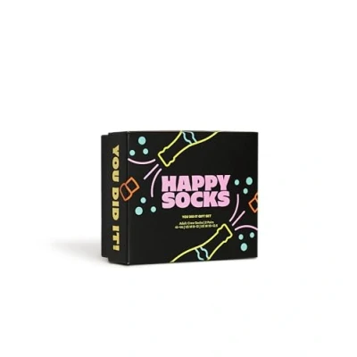 Afbeelding van Happy Socks 2PACK YOU DID IT GIFT SET Sokken, Maat: 36 40, Black