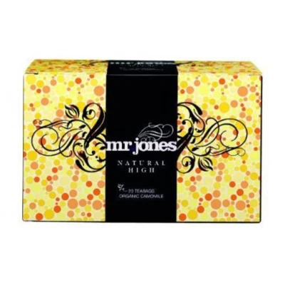 Afbeelding van Mr Jones Biologische Kamille Theezakjes Natural High 20 zakjes