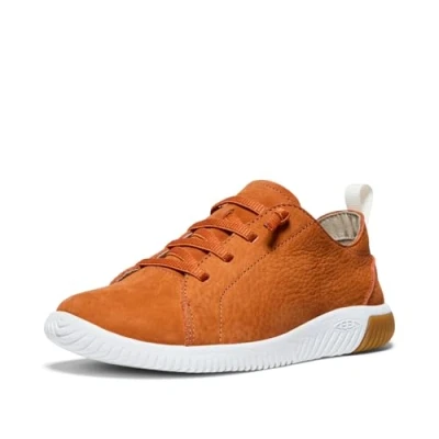 Afbeelding van Keen KNX LACE Youth Unisex Outdoorschoenen voor kinderen, Maat: 32/33, Orange Veloursleer