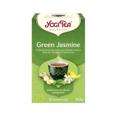 Afbeelding van Yogi Tea Green Jasmine Voordeelverpakking 6x17ST