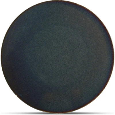Afbeelding van BonBistro Plat bord 32cm groen Cirro (Set van 2)