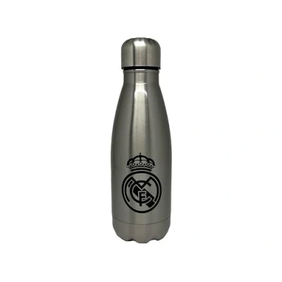 Afbeelding van CyP Brands Real Madrid stalen waterfles met luchtdichte sluiting, 550 ml, officieel product
