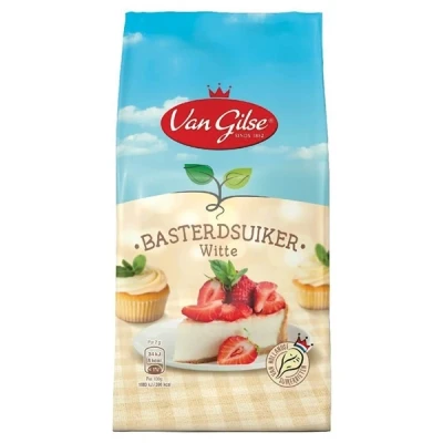 Afbeelding van Witte Basterdsuiker Van Gilse 600g