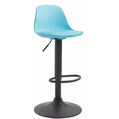 Afbeelding van Barkruk Tvedestrand Kunstleer, Blauw