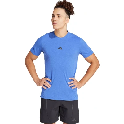 Afbeelding van adidas Performance Designed FOR Training Workout TEE Tshirt basic, Heren, Maat: XS, Semi lucid blue