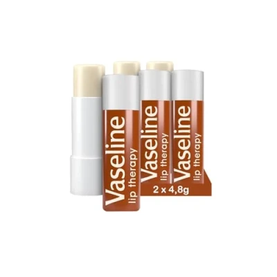Afbeelding van Vaseline Lip Therapy Cocoa Butter Lippenbalsem getint met cacao en sheaboter (Cocoa 2 x 4_8 g)