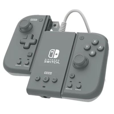 Afbeelding van Hori Split Pad Compact Attachment Set (Cend) Ergonomische controller voor de draagbare modus met bedrade adapter Nintendo Switch/OLED Officiële en Pokémon licentie