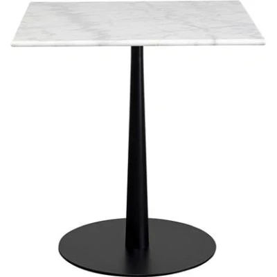 Afbeelding van Eettafel Bistrot Capri 70x70cm wit marmer Kare Design