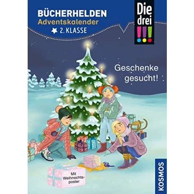Afbeelding van Die drei !!!, Bücherhelden 2. Klasse, Adventskalender, Geschenke gesucht!