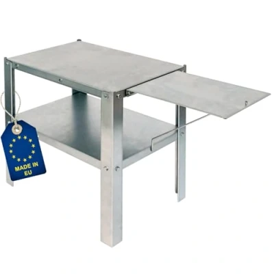 Afbeelding van ITA tafel voor rookoven, gelegeerd staal, praktische rookhouder, 45 x 28 40/65 cm, rechtstreeks van de fabrikant, gemaakt in EU, rokerijen en rookkasten