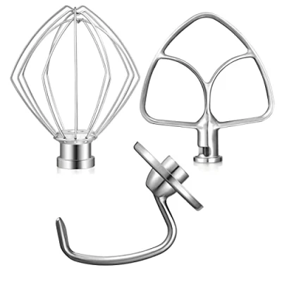 Afbeelding van Gdrtwwh Accessoires voor KitchenAid blenders 4,5 tot 5 liter kantelbare kop (garde + deeghaak platte mixer)