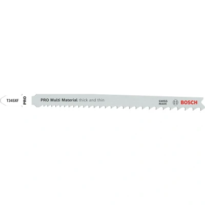 Afbeelding van Bosch decoupeerzaagbladen t345xf set 5 stuks