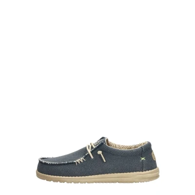 Afbeelding van Hey Dude Wally Braid Sportieve veterschoenen, Heren, Maat: 40, Azul Katoen