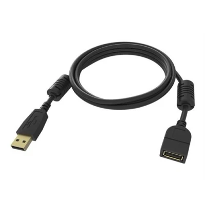 Image de Vision Professional Rallonge de câble USB (M) pour (F) 2.0 2 m noir