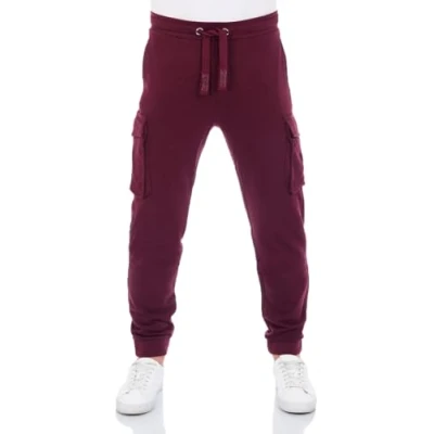 Afbeelding van riverso RIVLoris joggingbroek, cargobroek, sportbroek, lange broek, regular rood, blauw, Turpide Blauw