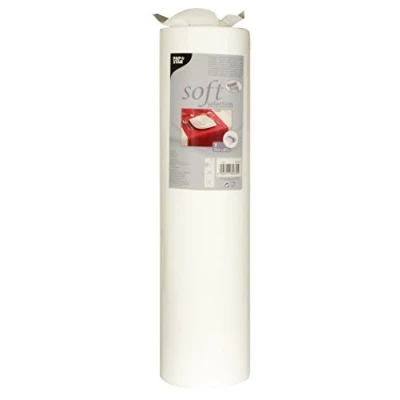 Afbeelding van Papstar, Vliestafelloper &quot;Soft Selection&quot; 24 m x 40 cm wit op rol #84318