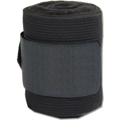 Afbeelding van Waldhausen Bandages Elastic/Fleece 4 Stuk Zwart 3m