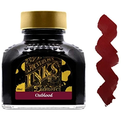 Afbeelding van Diamine Vulpen inktfles, 80 ml, runderbloed turquoise