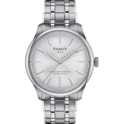 Afbeelding van Tissot watch Chemin Des Turelles Powermatic 80 T139.807.11.031.00 stalen koffer en armband, Armband