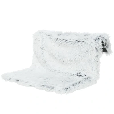 Afbeelding van Trixie Radiator Hangmat Harvey Langhaar Pluche / Velours Wit Zwart 45X31X26 CM