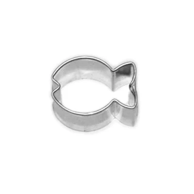Afbeelding van Markenlos vis mini uitsteekvorm rvs 17 mm