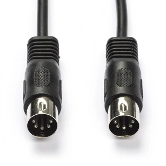 Afbeelding van Din kabel Nedis 3 meter (Stereo, 5 pin)