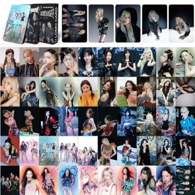 Afbeelding van 55 stuks Kpop kaarten Aespa Supernova Mini album merch fotokaarten set fancadeau
