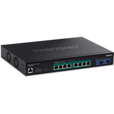 Image de TRENDnet TPE 3102WS Commutateur C3 intelligent 8 x 100/1000/2.5G (PoE+) + 2 10 Gigabit SFP+ Montable sur rack PoE+ (240 W) Conformité TAA