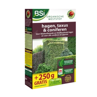 Afbeelding van Bio meststof voor hagen, taxus en coniferen 1,25 kg
